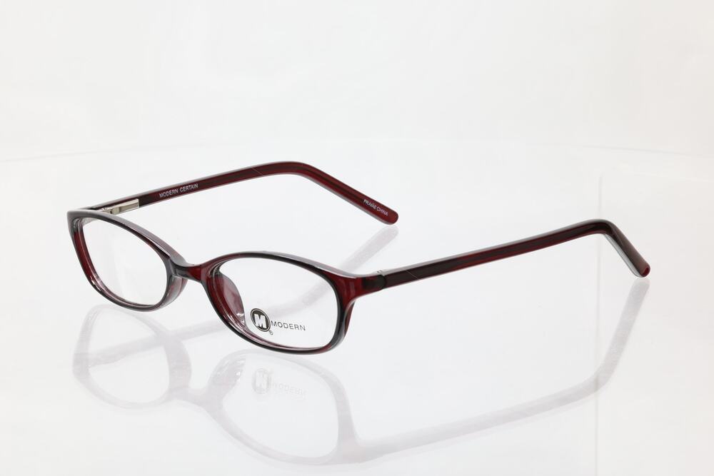 Modern Certain Burgundy 50-18-135mm Eyeglass FRAMES ONLY - NEW/WITHOUT TAGS